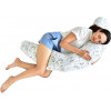 Sleepingg Подушка для вагітних та годування  U-shape форми Силіконізоване поліефірне волокно з Ґудзиком Happy  - зображення 1