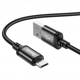 Hoco X89 Wind USB Type-A to Micro USB 1m Black (6931474784346)