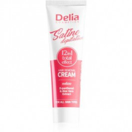 Delia Cosmetics Satine Depilation 12in1 Total Effect крем для депіляції для всіх типів шкіри 100 мл
