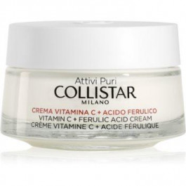 Collistar Attivi Puri® Vitamin C + Ferulic Acid Cream роз'яснюючий крем з вітаміном С 50 мл