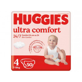Huggies Ultra Comfort 4 для мальчиков 50 шт