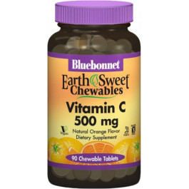 Bluebonnet Nutrition Earth Sweet Chewable C 500 мг Апельсин 90 жувальних таблеток (743715005051)