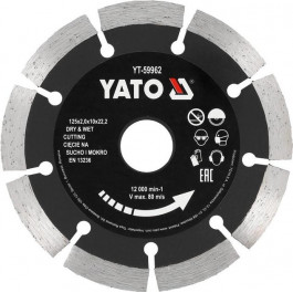 YATO 125x22,2x2,0 мм (YT-59962)