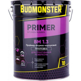 Budmonster Праймер битумно-каучуковый , 18 л