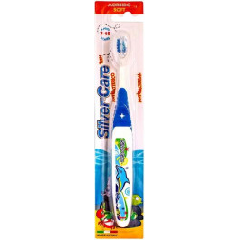 Silver Care Дитяча зубна щітка  Teen від 7 до 12 років Біло-синя (8009315043346_бело-синий)