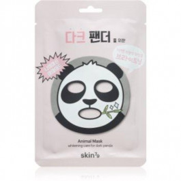 SKIN79 Animal For Dark Panda освітлювальна косметична марлева маска 23 гр