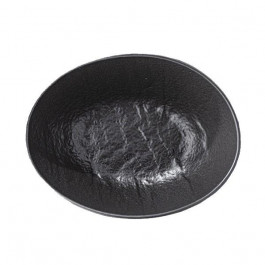 Wilmax Блюдо овальное глубокое  Slatestone Black WL-661117 / A (8х6х3см)