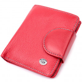 ST Leather Шкіряний жіночий гаманець червоний  19453