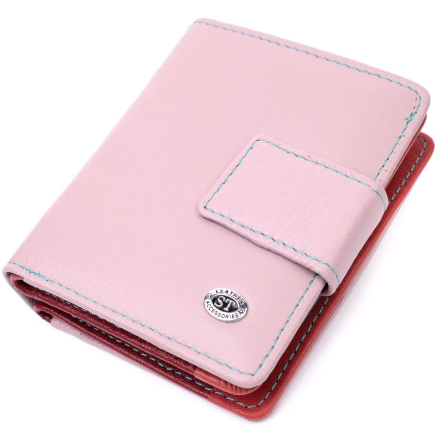 ST Leather Жіночий гаманець з натуральної шкіри рожевий  19439 - зображення 1