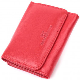 ST Leather Шкіряний жіночий гаманець червоного кольору  22505
