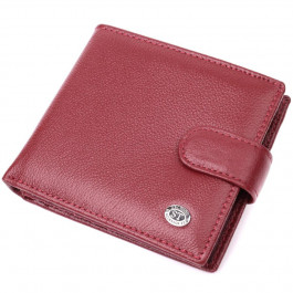 ST Leather Жіночий гаманець з натуральної шкіри бордовий  22554