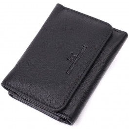 ST Leather Шкіряний жіночий гаманець чорного кольору  22506