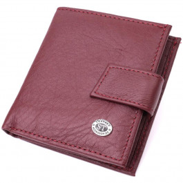 ST Leather Жіночий гаманець з натуральної шкіри бордовий  22674