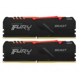 Kingston FURY 16 GB (2x8GB) DDR4 3200 MHz Beast RGB (KF432C16BBAK2/16)