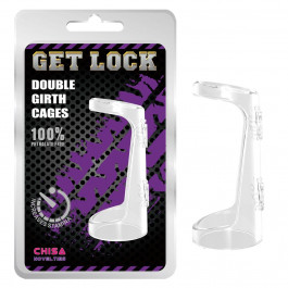 Chisa Novelties Эрекционное кольцо Chisa Get Lock Double Girth Cages (CH46503)