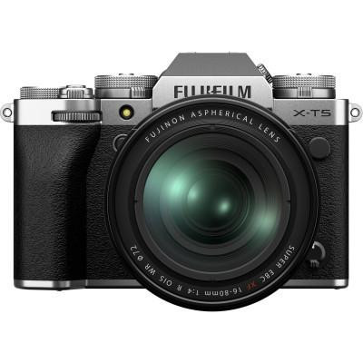 Fujifilm X-T5 kit 16-80mm silver (16782662) - зображення 1