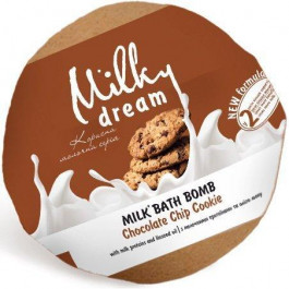 Milky Dream Бомбочка для ванни  Молочна Шоколадне печиво з молочними протеїнами 100 г (4820205300615)