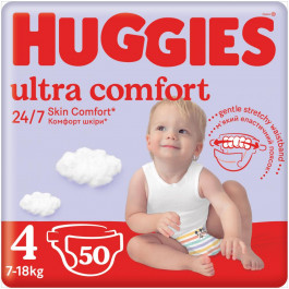 Huggies Ultra Comfort 4 для мальчиков (66 шт.)