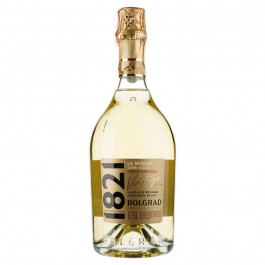 Bolgrad Вино ігристе  1821 Vintage  мускатне напівсолодке біле 0,75 л 10-13,5% (4820197562183)