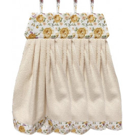 Zastelli Набір махрових рушників  Сукня з квітами для кухні 34x50 см Бежеві х 4 шт (2100000284092)