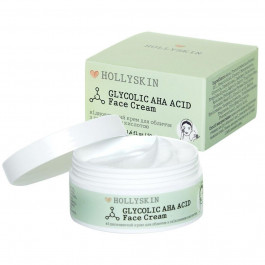 Hollyskin Крем для лица  Glycolic AHA Acid Face Cream с гликолевой кислотой 50 мл (4823109700628)