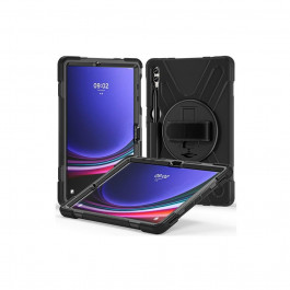 BeCover Чохол Heavy Duty Case для Samsung Galaxy Tab S9 Plus SM-X810/S9 FE Plus SM-X610 Black (710445)