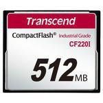 Transcend 512 MB Industrial Extended Temp CF Card x220 TS512MCF220I
