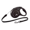 Flexi повідець-рулетка для дрібних порід собак Classic трос S (8 м; до 12 кг) Чорний (4000498022726) - зображення 1