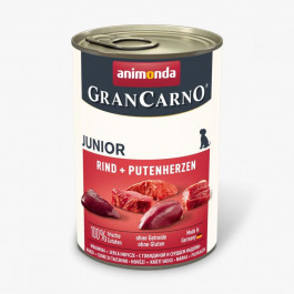 Animonda Gran Carno Original Junior Beef Turkey Hearts 400 г (4017721827287)