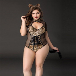 JSY Sexy Lingerie Еротичний костюм кішечки  P71111 Plus Sizs (SO8360)