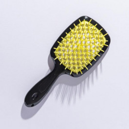 Hollow Comb Гребінець для волосся  Superbrush Plus Black+Yellow