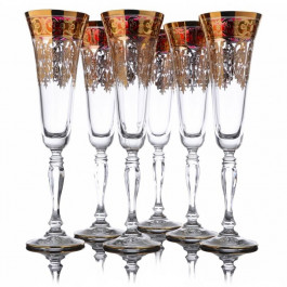 LORA Набір келихів для шампанського  Парма 180 мл 6 шт (H70-029)