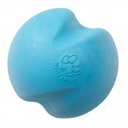 West Paw Іграшка для собак  Jive Dog Ball блакитна, 8 см (0747473735687)