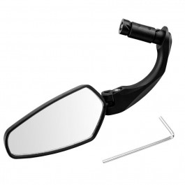 NEO Tools Зеркало велосипедне з кронштейном, універсальне, протиосколкове, діаметр монтажу 16-22мм, 0.09кг