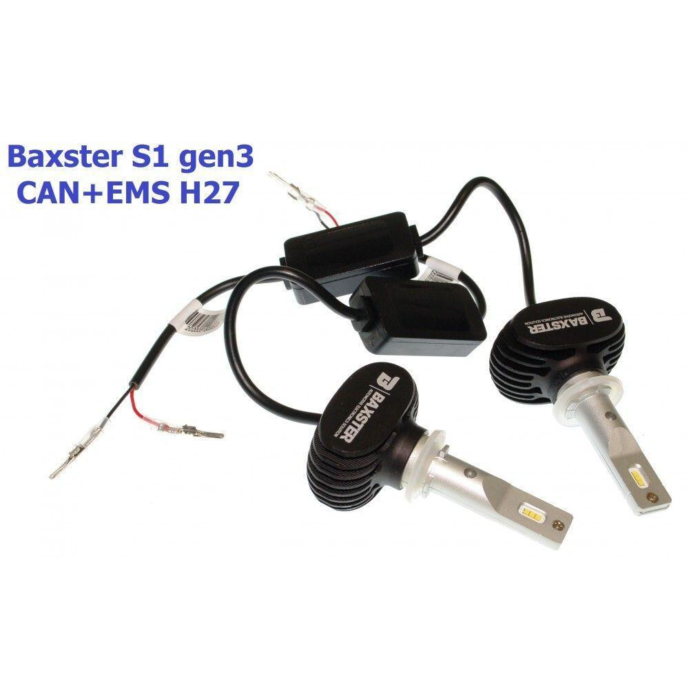 Baxster S1 gen3 H27 6000K CAN+EMS - зображення 1