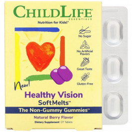 ChildLife Комплекс Здоровое Зрение  Healthy Vision 27 таблеток natural berry