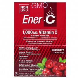 Ener-C Витаминный Напиток для Повышения Иммунитета, Вкус Клюква, Vitamin C, , 1 пакетик