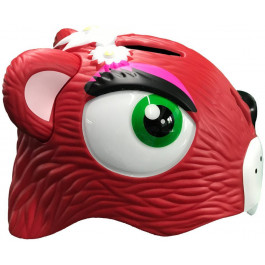 Crazy Safety Bicycle helmet / Red Leopard