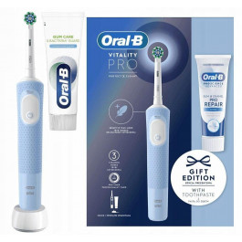 Oral-B Vitality D103.413.3 PRO Protect X Clean Vapor Blue + toothpaste