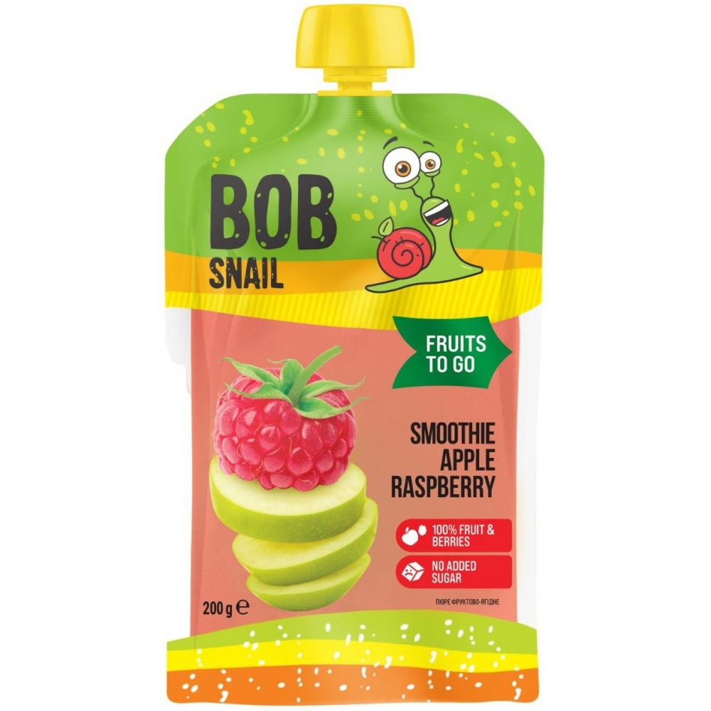 Bob Snail Смузі Яблуко-Малина 200 г - зображення 1