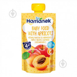 Hamanek Пюре яблоко с абрикосом 120 гр