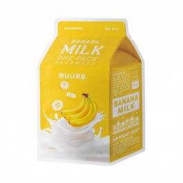 A'PIEU Маска тканевая  Milk One-Pack с экстрактом банана 21 мл (8806185797573)