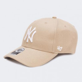 47 Brand Кепка  Mlb New York Yankees B-MVP17WBV-KHB One Size Бежевая (191812409539)