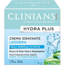 Clinians Крем для лица  Hydra plus Увлажняющий для нормальной и комбинированной кожи с Алоэ и Морской водой 5