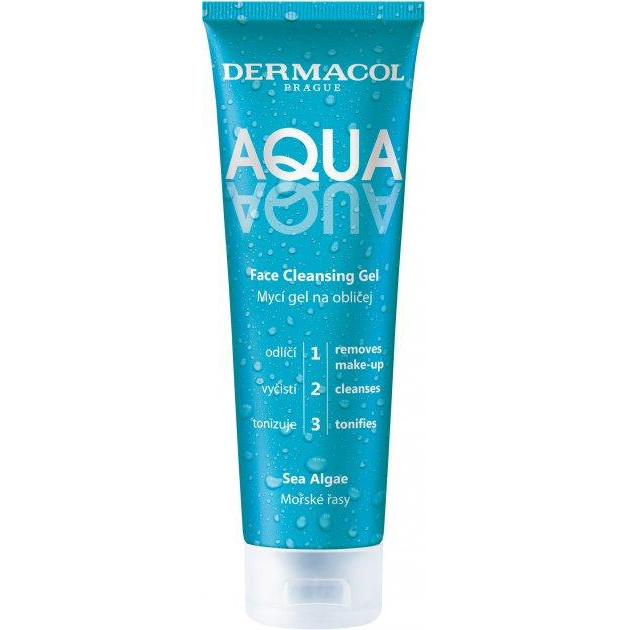 Dermacol Гель для вмивання 3в1  Aqua Face Cleansing Gel, 150 мл - зображення 1