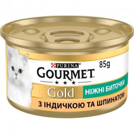 Gourmet Gold Ніжні биточки з індичкою та шпинатом 12 шт по 85 г (7613035442252)