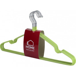 Idea Home Набор вешалок для одежды , 40.5х21х0.3 см, 8 шт, зеленый (6900067221346)