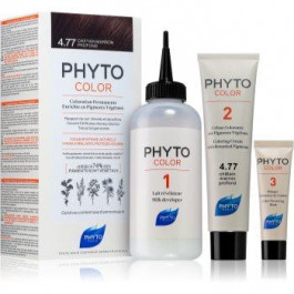 Phyto Color фарба для волосся без аміаку відтінок 4.77 Intense Chestnut Brown