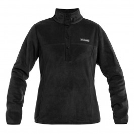 Columbia Жіноча флісова кофта  Benton Springs Half Snap Pullover - Black XS