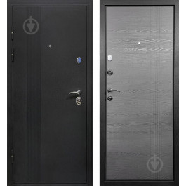 Двері БЦ Синевир (Дуб Грифель) чорний муар 2050x860 мм ліві